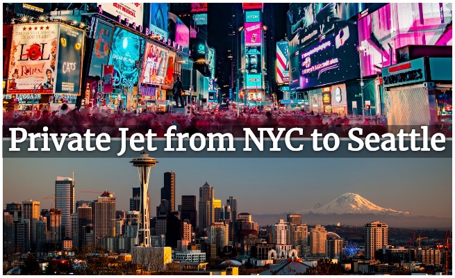 private jet new york to seattle