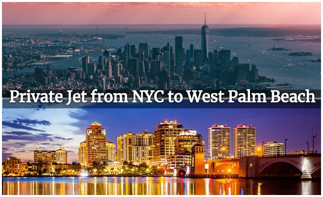 private jet nyc to pbi