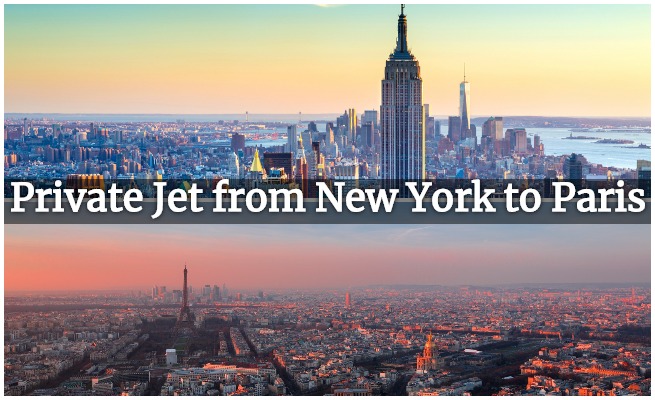 private jet new york to paris
