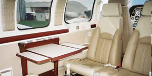 Beech Baron 58 exterior for Teterboro charter