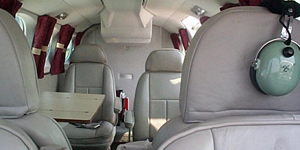 Cessna 340 exterior for Teterboro charter
