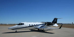 Learjet 60 exterior for Teterboro charter