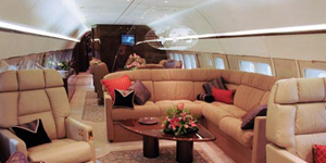 Boeing Business Jet (BBJ) exterior for Teterboro charter