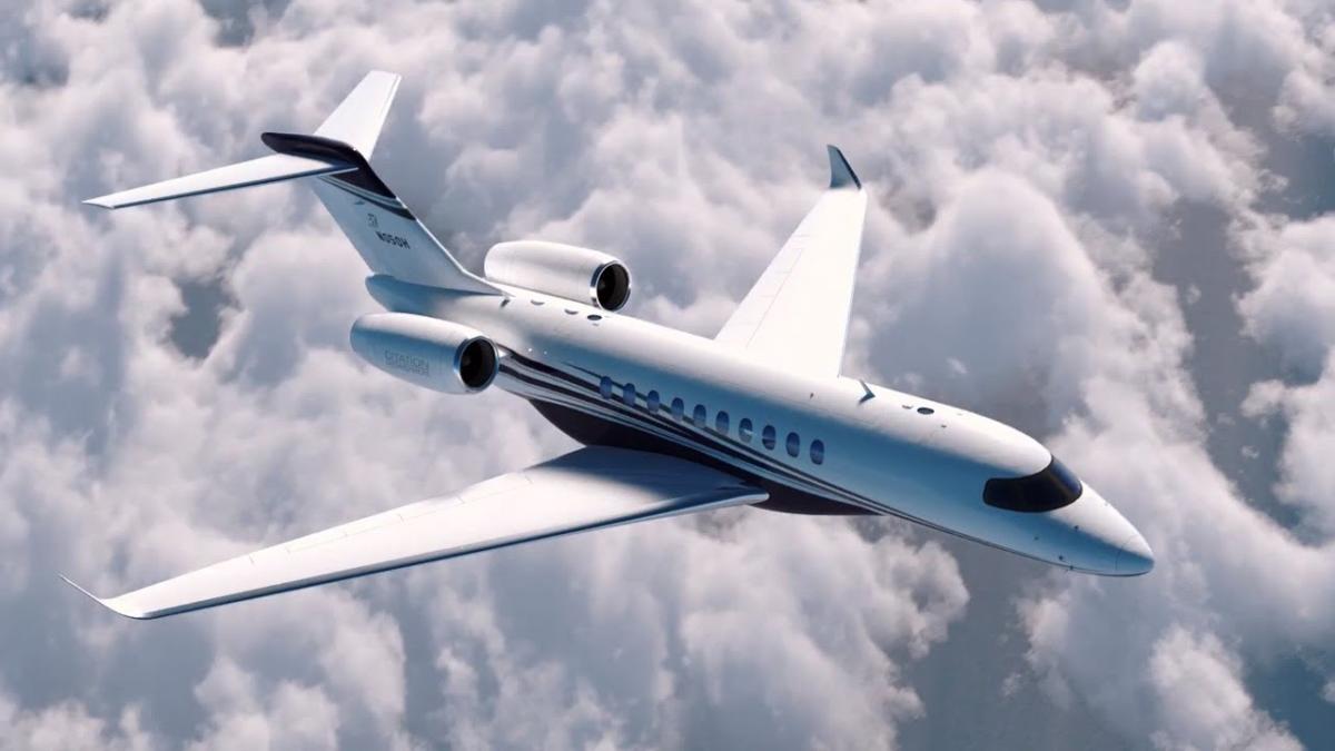 Cessna Citation Hemisphere exterior for Teterboro charter