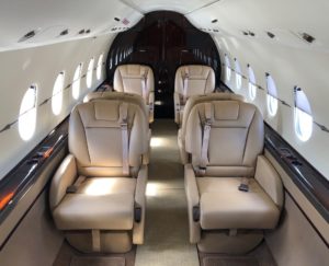 Hawker 4000 exterior for Teterboro charter