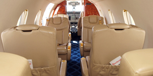 Beechjet 400A exterior for Teterboro charter