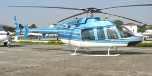Bell 407 exterior for Teterboro charter