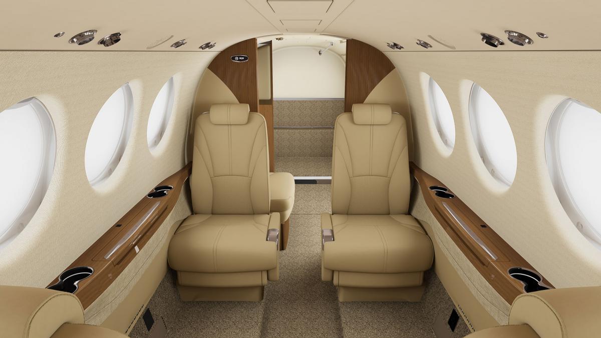 Beechcraft King Air 260 exterior for Teterboro charter