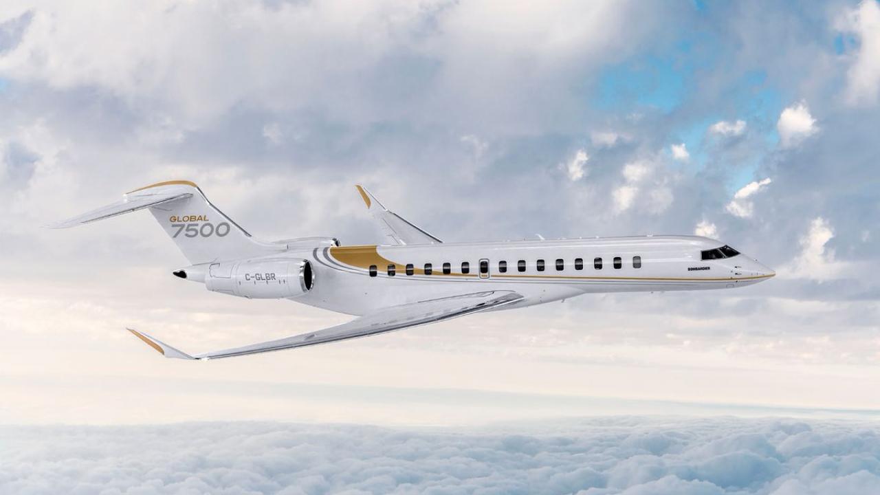 Teterboro Bombardier Global 7500 Charter