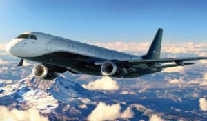 Embraer Lineage 1000 exterior for Teterboro charter