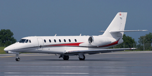 Citation Sovereign exterior for Teterboro charter