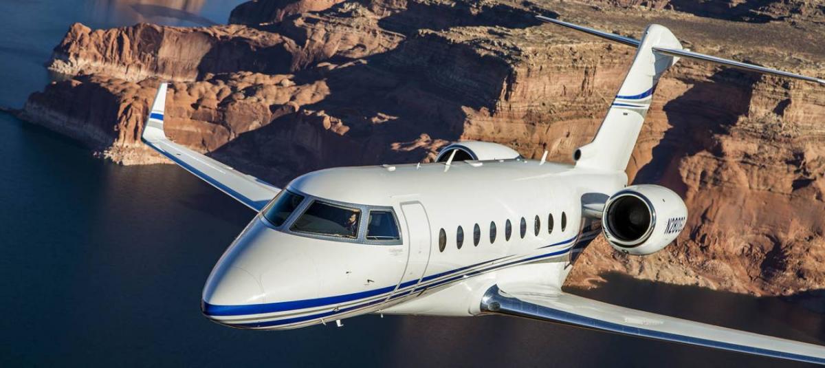 Gulfstream G280 exterior for Teterboro charter