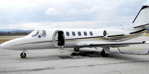 Cessna Citation II exterior for Teterboro charter