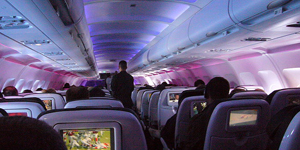 Airbus A320 exterior for Teterboro charter