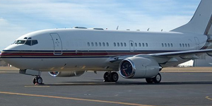 Boeing Business Jet (BBJ) exterior for Teterboro charter