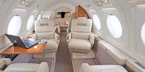 Falcon 50 exterior for Teterboro charter
