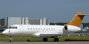 Global 5000 exterior for Teterboro charter