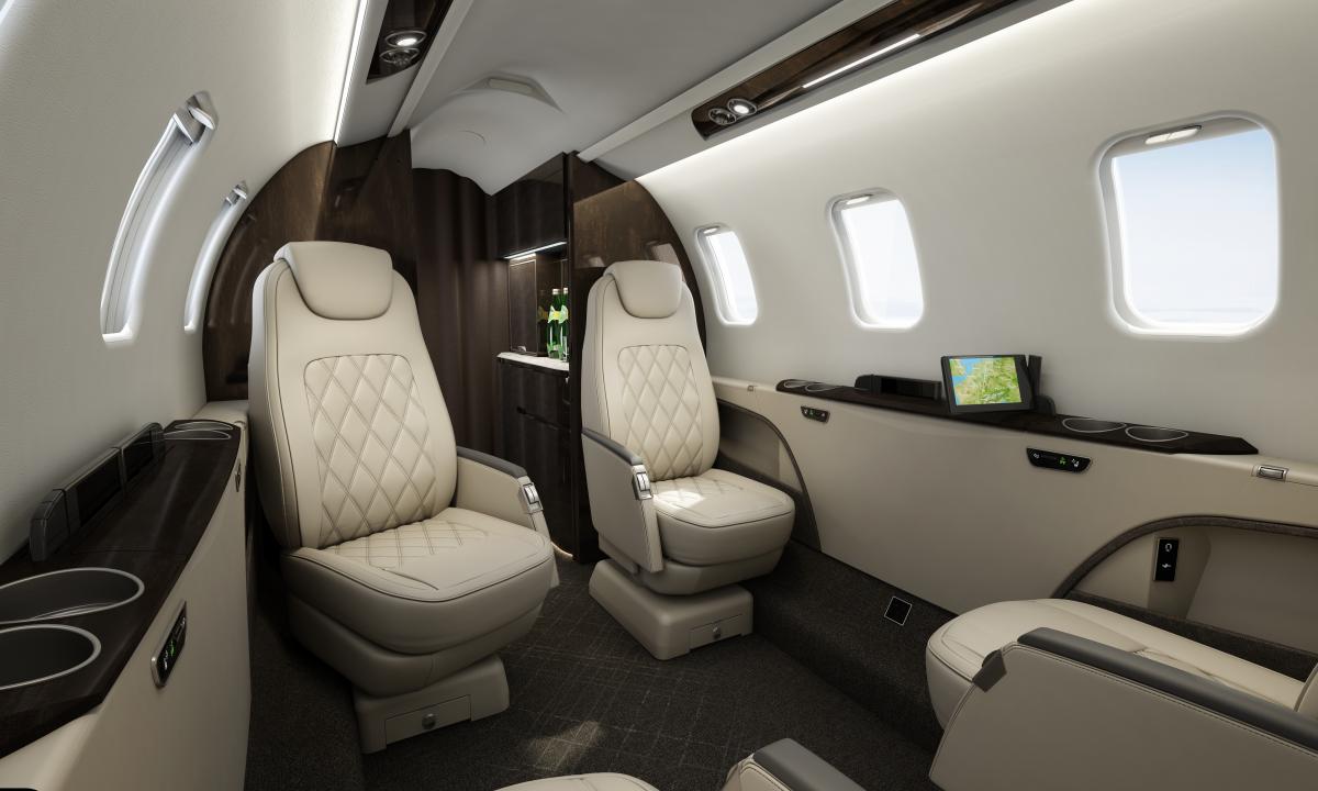 Learjet 75 exterior for Teterboro charter