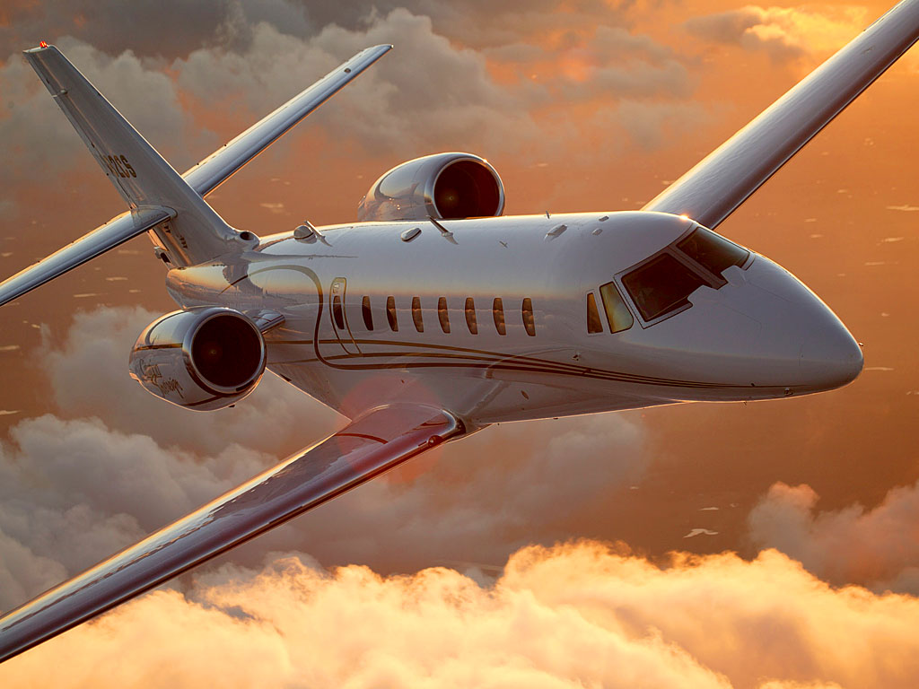 Citation Sovereign exterior for Teterboro charter