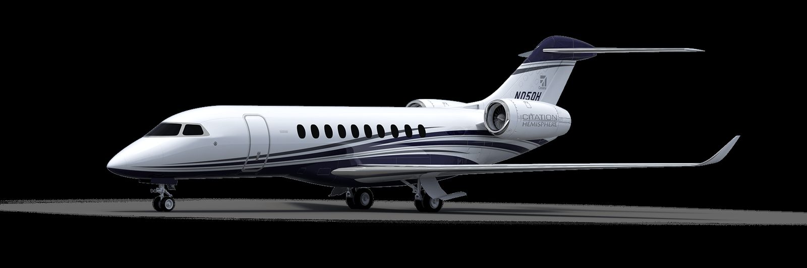 Cessna Citation Hemisphere exterior for Teterboro charter