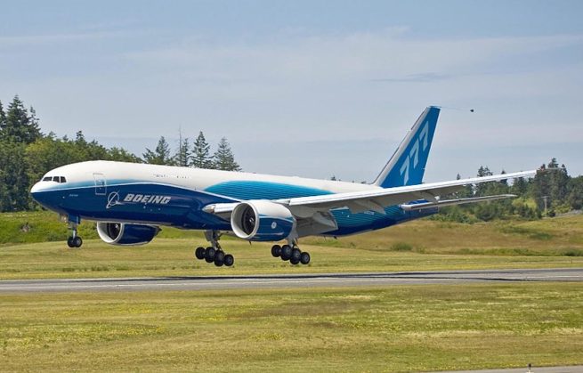 Boeing 777 Freighter cargo aircraft for charter in the New York metro area