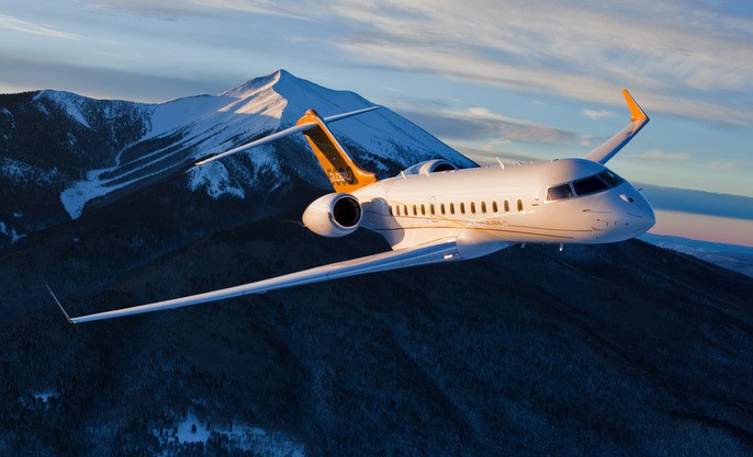 Global Express exterior for Teterboro charter