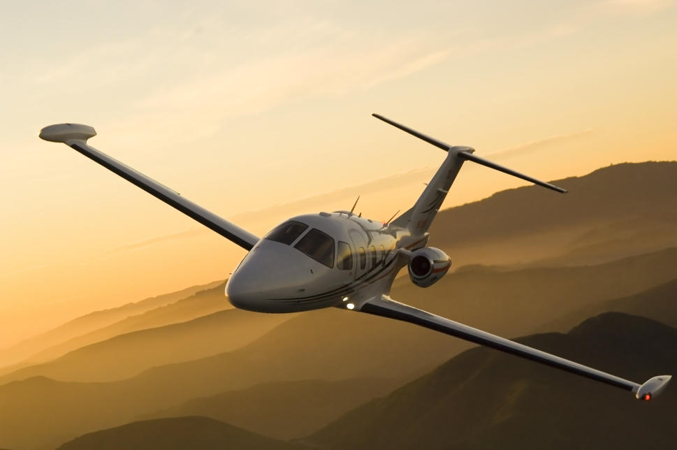 Eclipse 500 exterior for Teterboro charter
