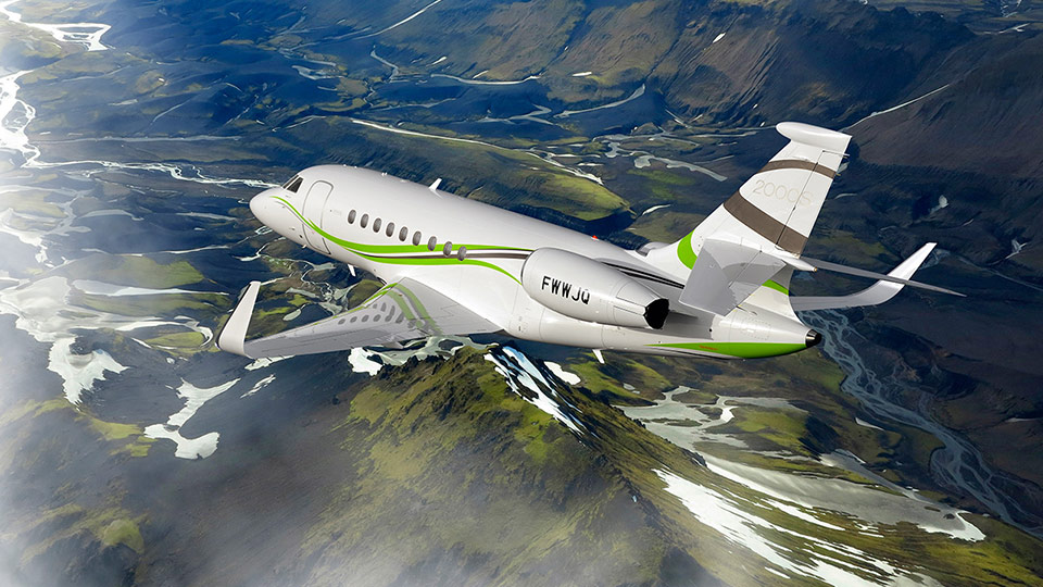 Teterboro Dassault Falcon 2000S Charter