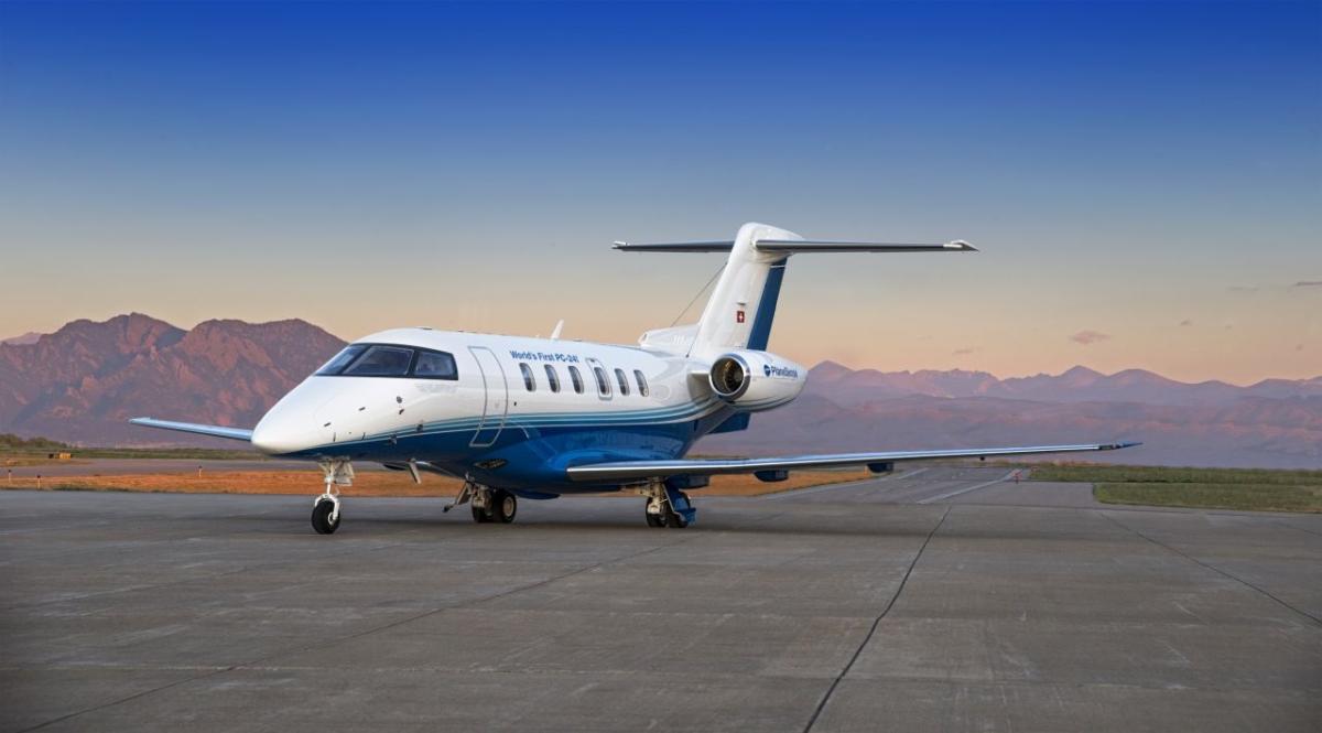 Pilatus PC-24 exterior for Teterboro charter