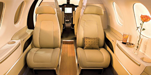 Embraer Phenom 100 exterior for Teterboro charter