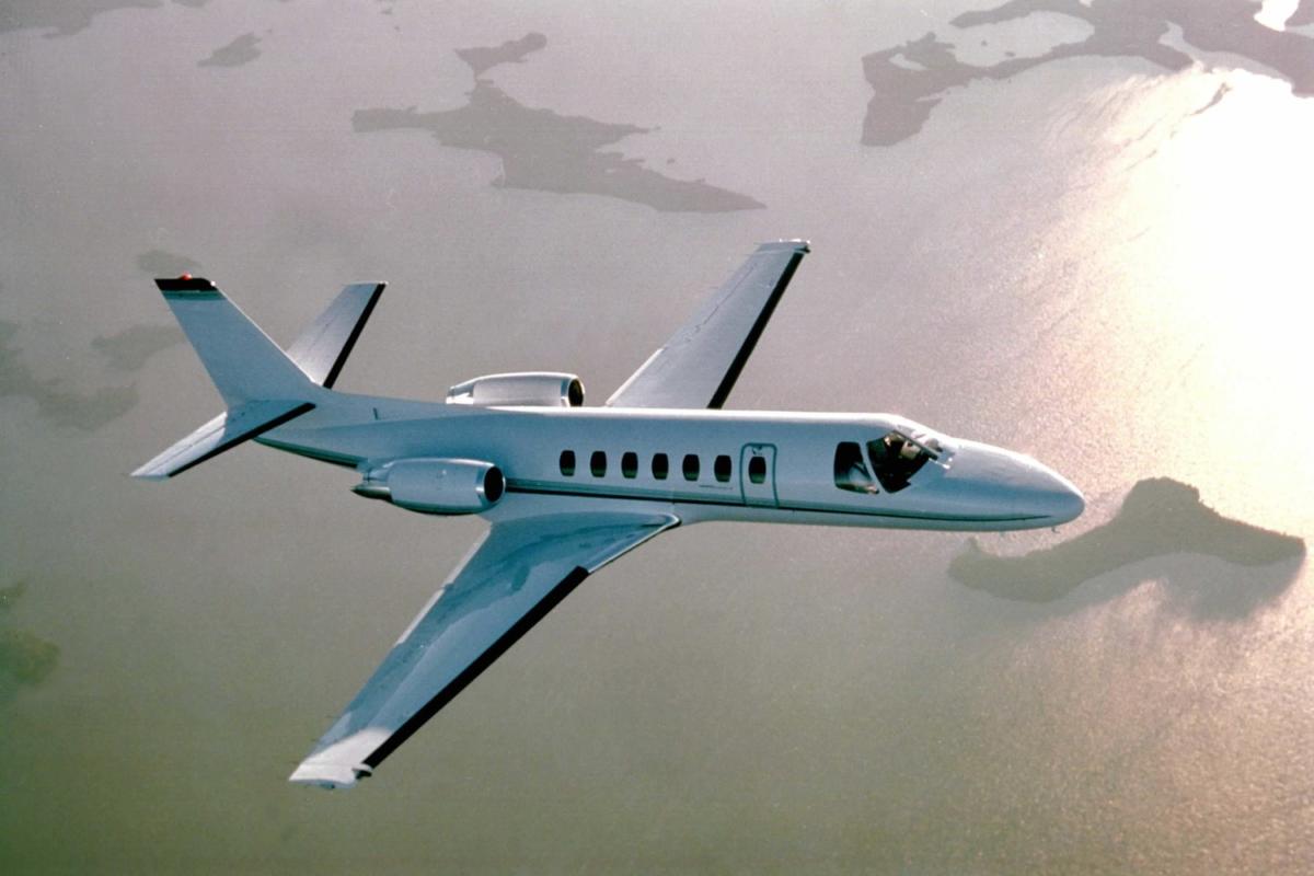 Cessna Citation Ultra exterior for Teterboro charter
