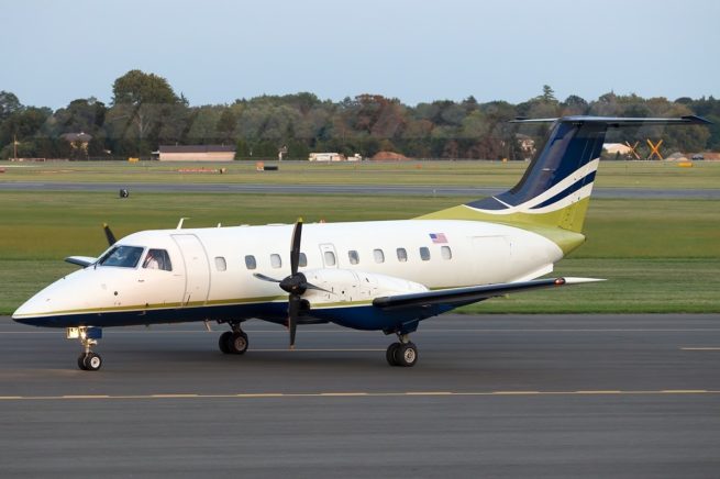Embraer EMB-120 Brasilia cargo aircraft for charter in the New York metro area