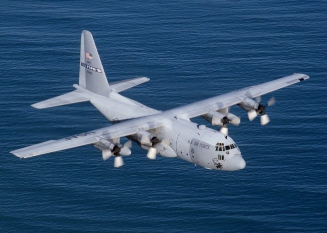 Lockheed C-130 Hercules cargo aircraft for charter in the New York metro area