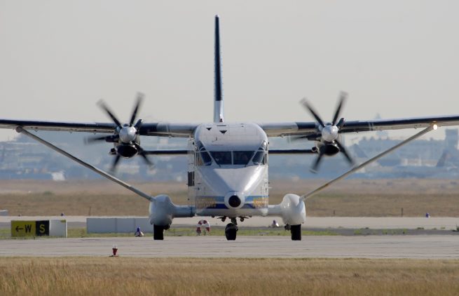 Shorts 360 cargo aircraft for charter in the New York metro area